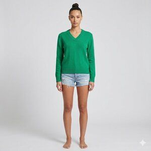 Emerald Green Sweater Made in the USA